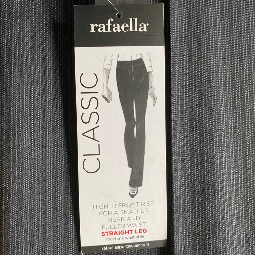 Rafaellar Classic Straight Leg Dress Pants